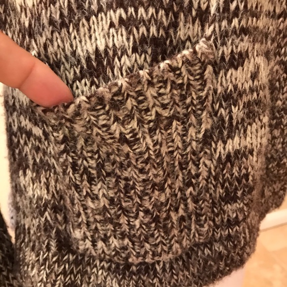 Carol Rose Cardigan Sweater Womens Size Small Shades of Brown Pockets - Picture 7 of 14